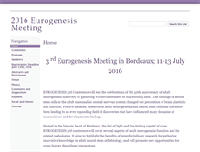 Tablet Screenshot of eurogenesis.com